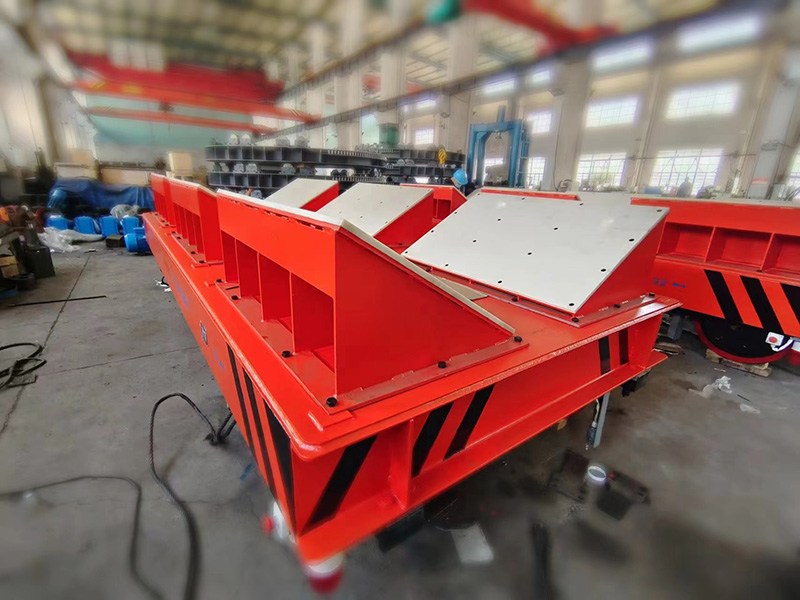 24年5月，广东中晟75t轨道供电电动平车2台发货